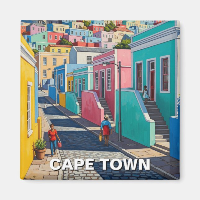 Cape Town Bo-kaap  South Africa Magnet (Vorne)