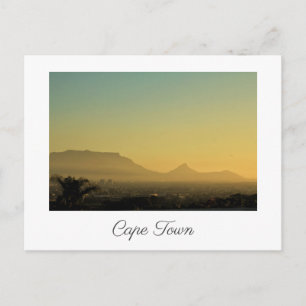 Cape Town Lion's Head Sunset View Postkarte