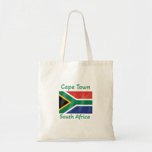 Cape Town South Africa Flag Tragetasche