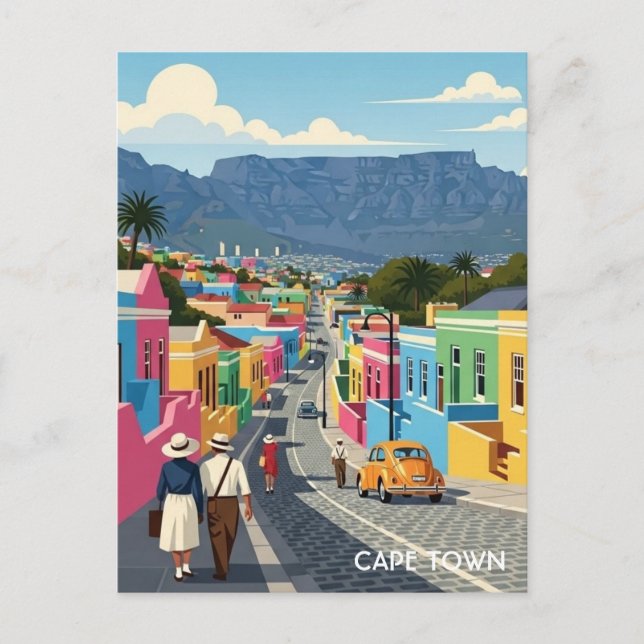 Cape Town South Africa Postkarte (Vorderseite)
