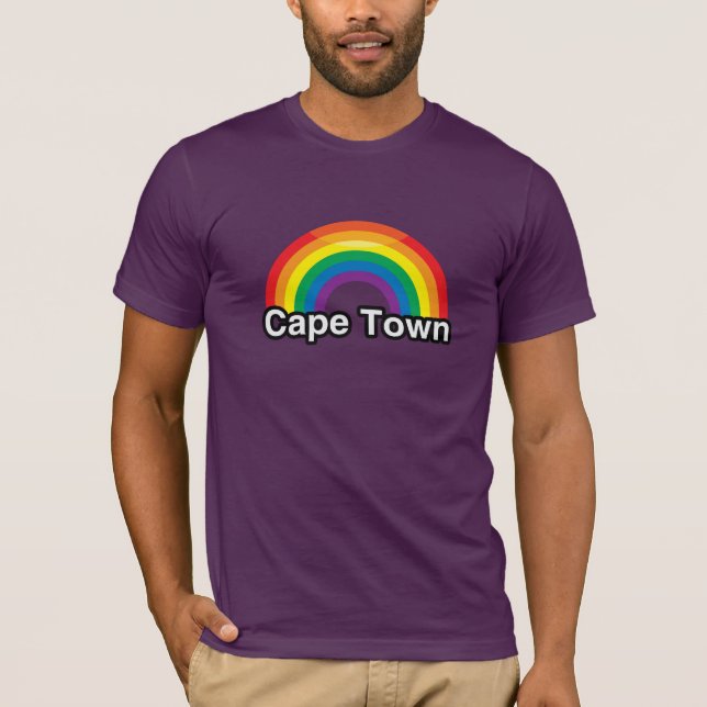CAPE TOWN-STOLZ-REGENBOGEN - .PNG T-Shirt (Vorderseite)