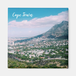 Cape Town-Tabellen-Bergspitze-Landschaftsmagnet Magnet