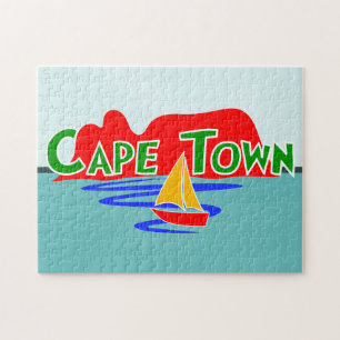 Cape Town-Tabellen-Gebirgspuzzle