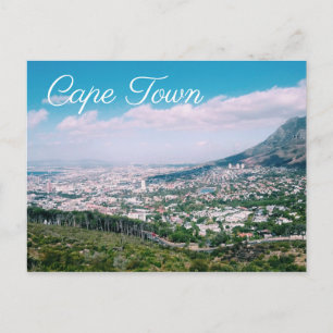 Cape Town Table Mountain Bergpanorama Landschaft Postkarte