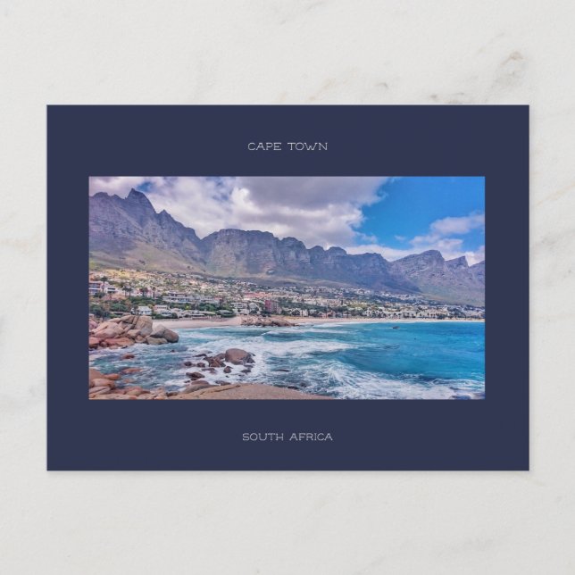 Cape Town Table Mountain Ocean View Postkarte (Vorderseite)