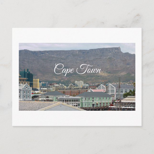 Cape Town Table Mountain Postkarte (Vorderseite)