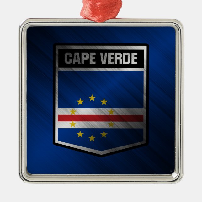 Cape Verde Ornament Aus Metall (Vorne)