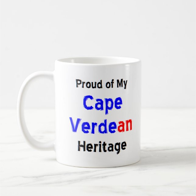 Cape verdean Kulturkaffee Tasse (Links)