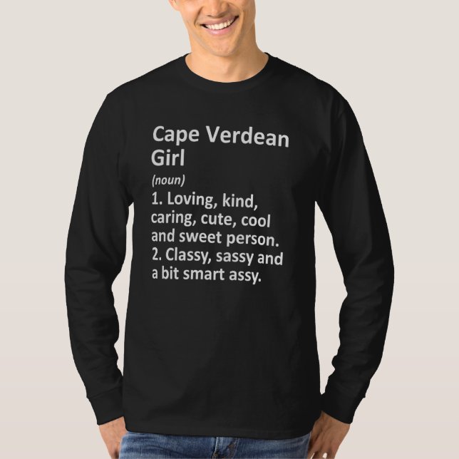 CAPE VERDEAN MÄDCHEN CAPE VERDE Geschenk Funny Cou T-Shirt (Vorderseite)