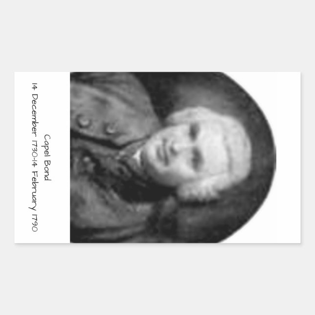 Capel Bond Rechteckiger Aufkleber (Vorderseite)