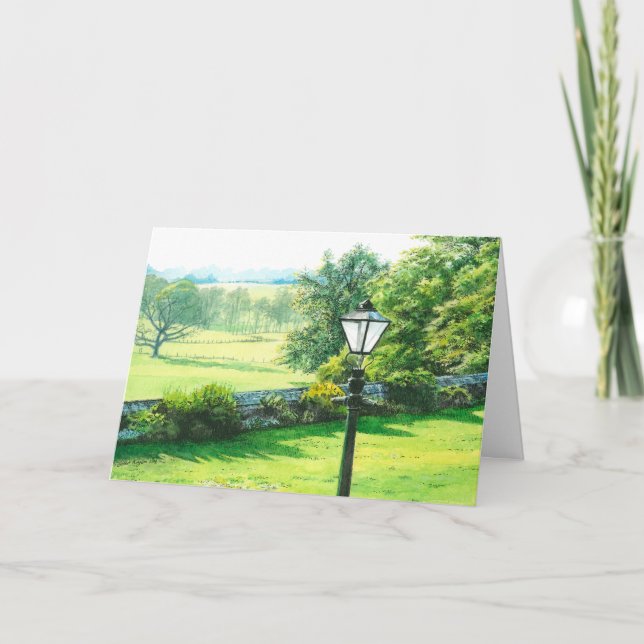 Capernwray Lamppost - Dankeskarte (Vorderseite)
