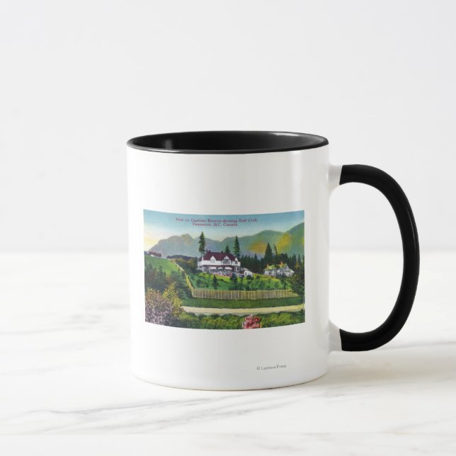 Capilano Anwesen mit Blick auf den Golfclub Tasse (Rechts)