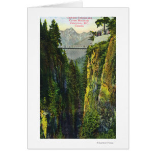 Capilano Canyon Vue sur la montagne de la Couronne