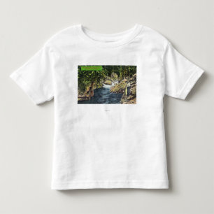 Capilano Schlucht-Ansicht des Lachspools Kleinkind T-shirt