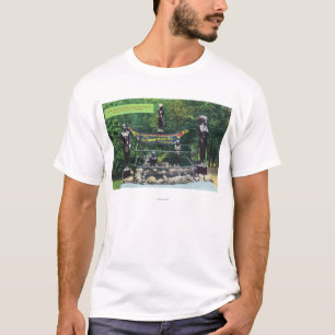 Capilano Schlucht-Inder, der wohle Ansicht wünsch T-Shirt