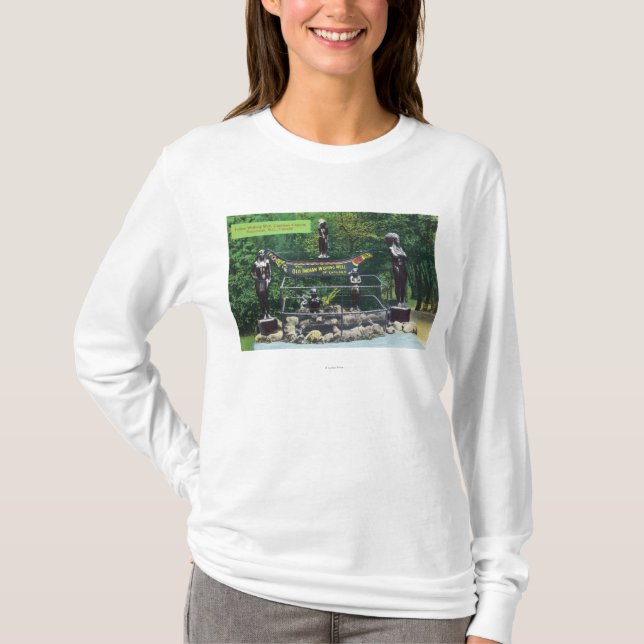 Capilano Schlucht-Inder, der wohle Ansicht wünscht T-Shirt (Vorderseite)