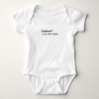 Capisce Baby-Body | Lustige italienische Einstellu Baby Strampler