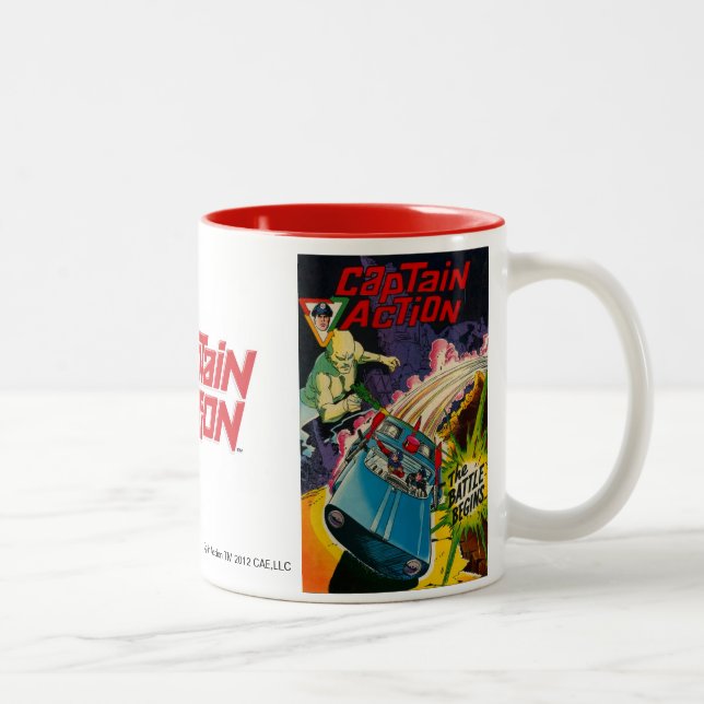 Capitaine Action Vintage Mug (Droit)