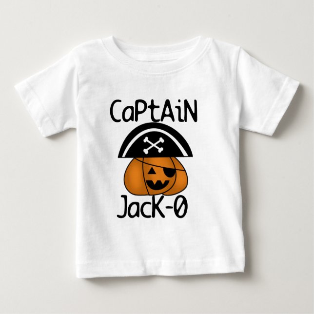 Capitaine Jack=O T-shirts et cadeaux Halloween (Devant)