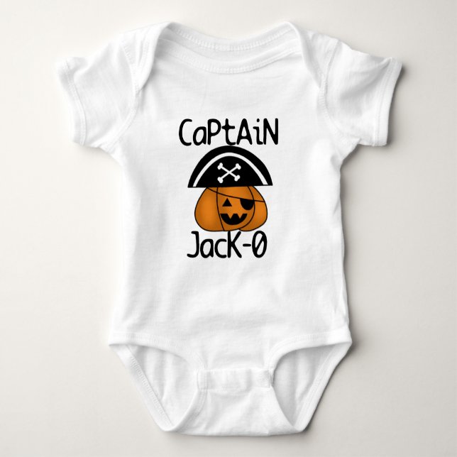 Capitaine Jack=O T-shirts et cadeaux Halloween (Devant)