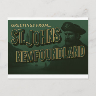 Capitaine Kelly - Carte postale de St. John's, Ter