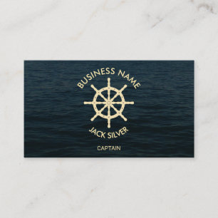 Capitaine Nautique Avec Carte de visite Logo Helm
