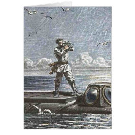 Capitaine Nemo Verne 20 000 lieues Sci Fi Art