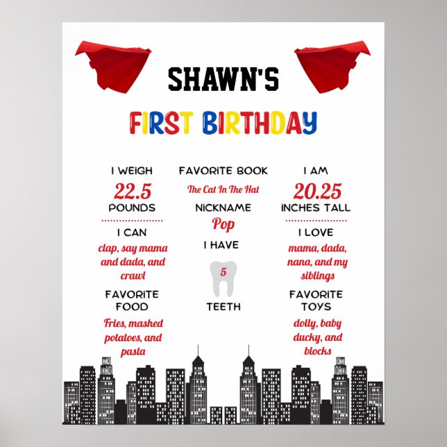 Capitaine One-derpants 1er Anniversaire Poster de  (Devant)