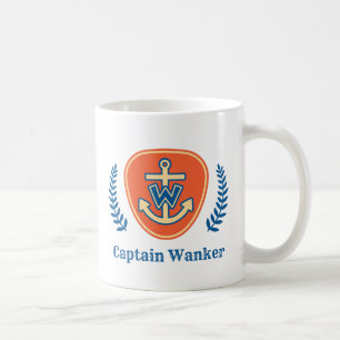 "Capitaine Wanker" Mug de café