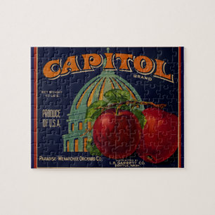 Capital Apple Label Sacramento