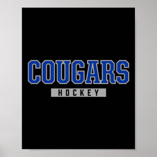 Capital Cougars Hockey Poster