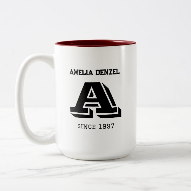 Capital Name Mug Cup in Mug cup collection (Gauche)