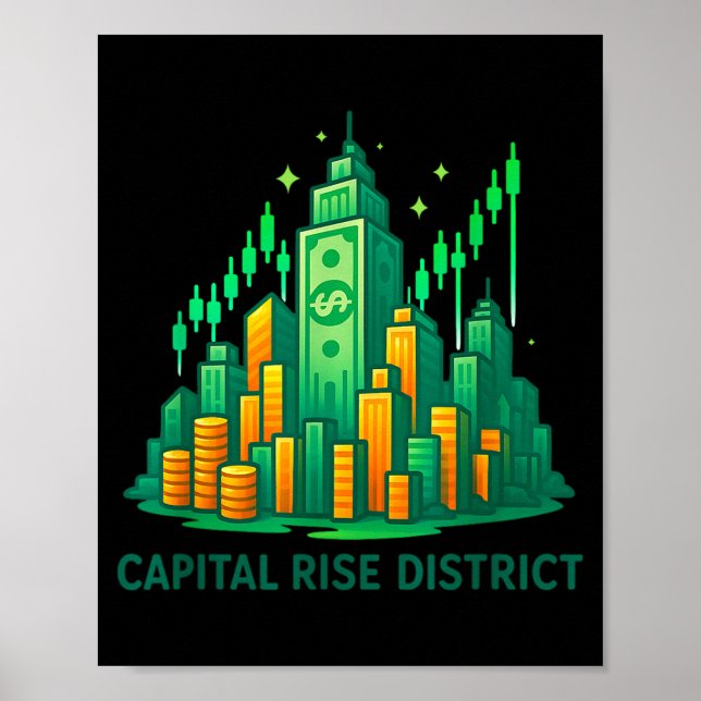 Capital Rise District Marktvision  Poster (Vorne)