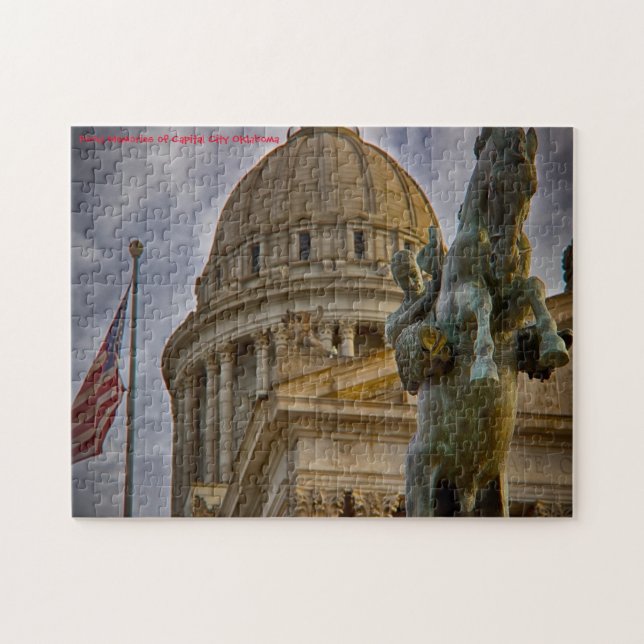 Capitale Oklahoma. Jigsaw Puzzle (Horizontal)