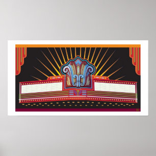 Capitan Marquee-Print Poster