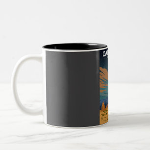 Capitol Reef National Park bei Nacht Vintage Minim Zweifarbige Tasse