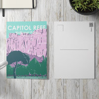 Capitol Reef National Park Utah Carte postale Vint