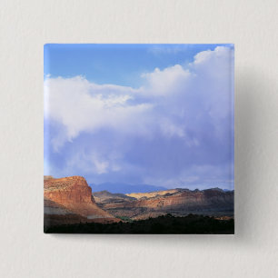 Capitol Reef National Park, Utah. USA. Cumulus Button