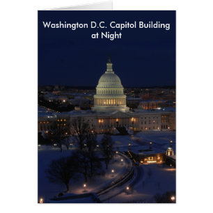 Capitole de Washington D.C. dans la nuit d'hiver