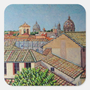 Capitoline Hügel 2008 Quadratischer Aufkleber