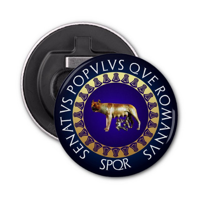 Capitoline Wolf Flaschenöffner (Vorderseite)