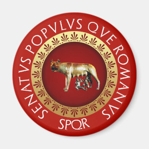 Capitoline Wolf Magnet