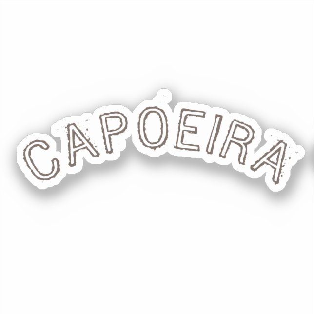 Capoeira Aufkleber (Vorderseite)