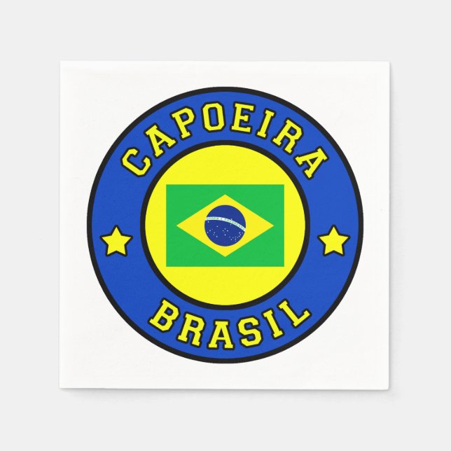 Capoeira Brasil Serviette (Vorderseite)