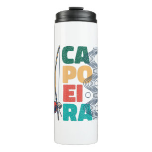 Capoeira brasilianische Kampfkunst Thermosbecher