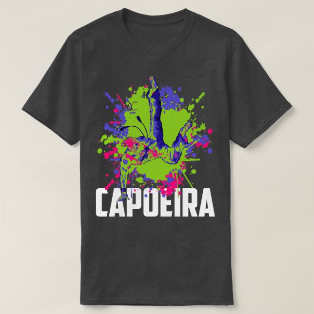 Capoeira Brazil Martial Arts Fun and Sports 3 T-Shirt (Design vorne)