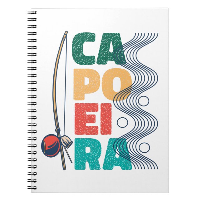 Capoeira Brazilian Martial Art Notizblock (Vorderseite)