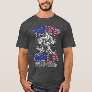 Capoeira Brazillian Master Behielt Calm und Ginga  T-Shirt