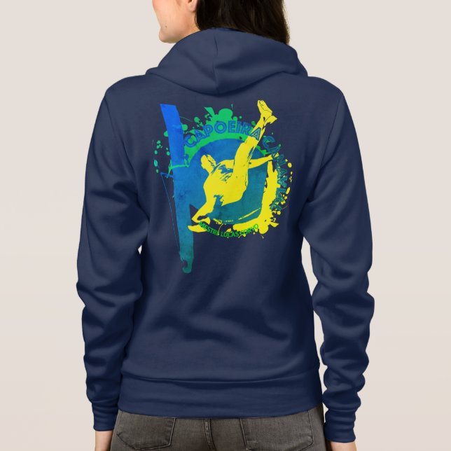 Capoeira femmes Sweat - shirts à capuche (Dos)