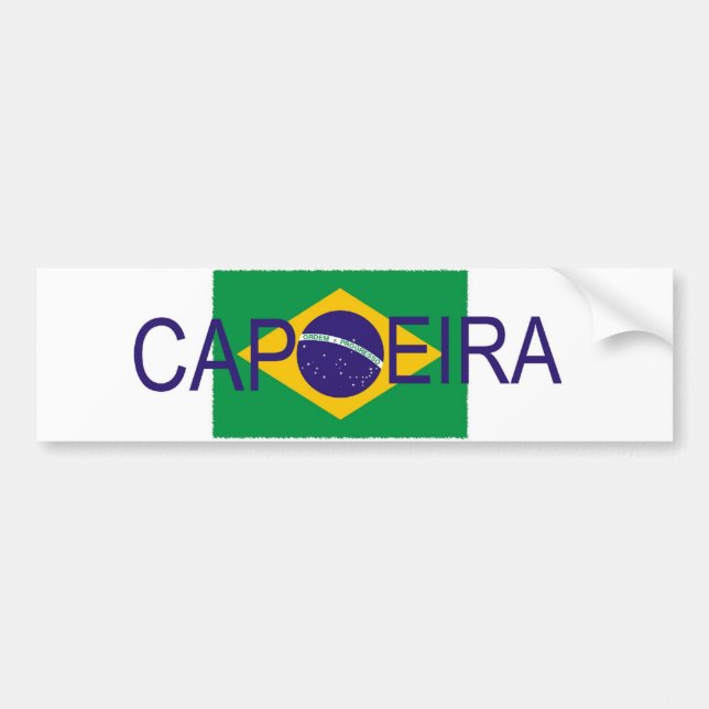 Capoeira Flagge Autoaufkleber (Vorne)